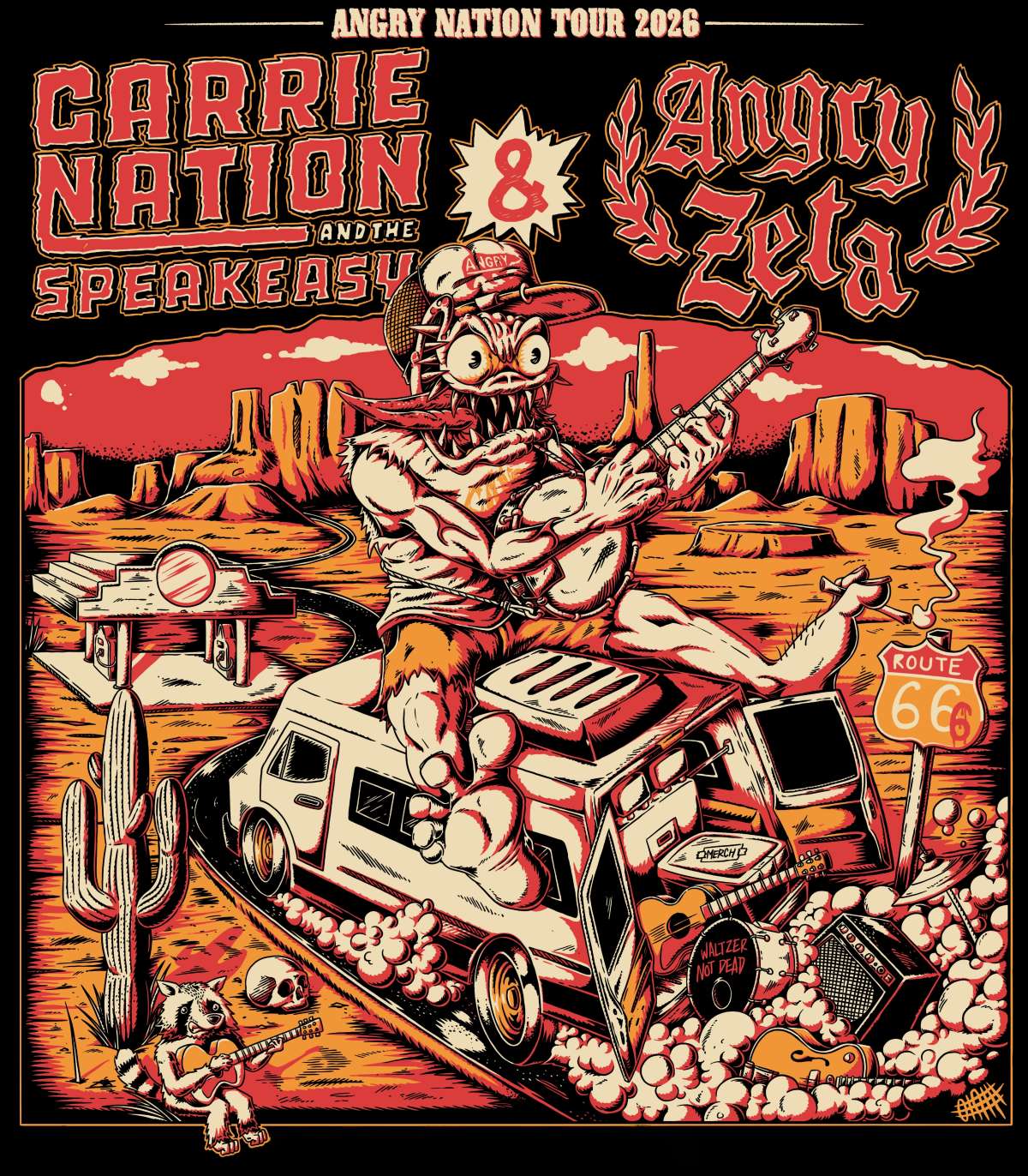 Carrie Nation and the Speakeasy & Angry Zeta – Angry Nation Tour 2026