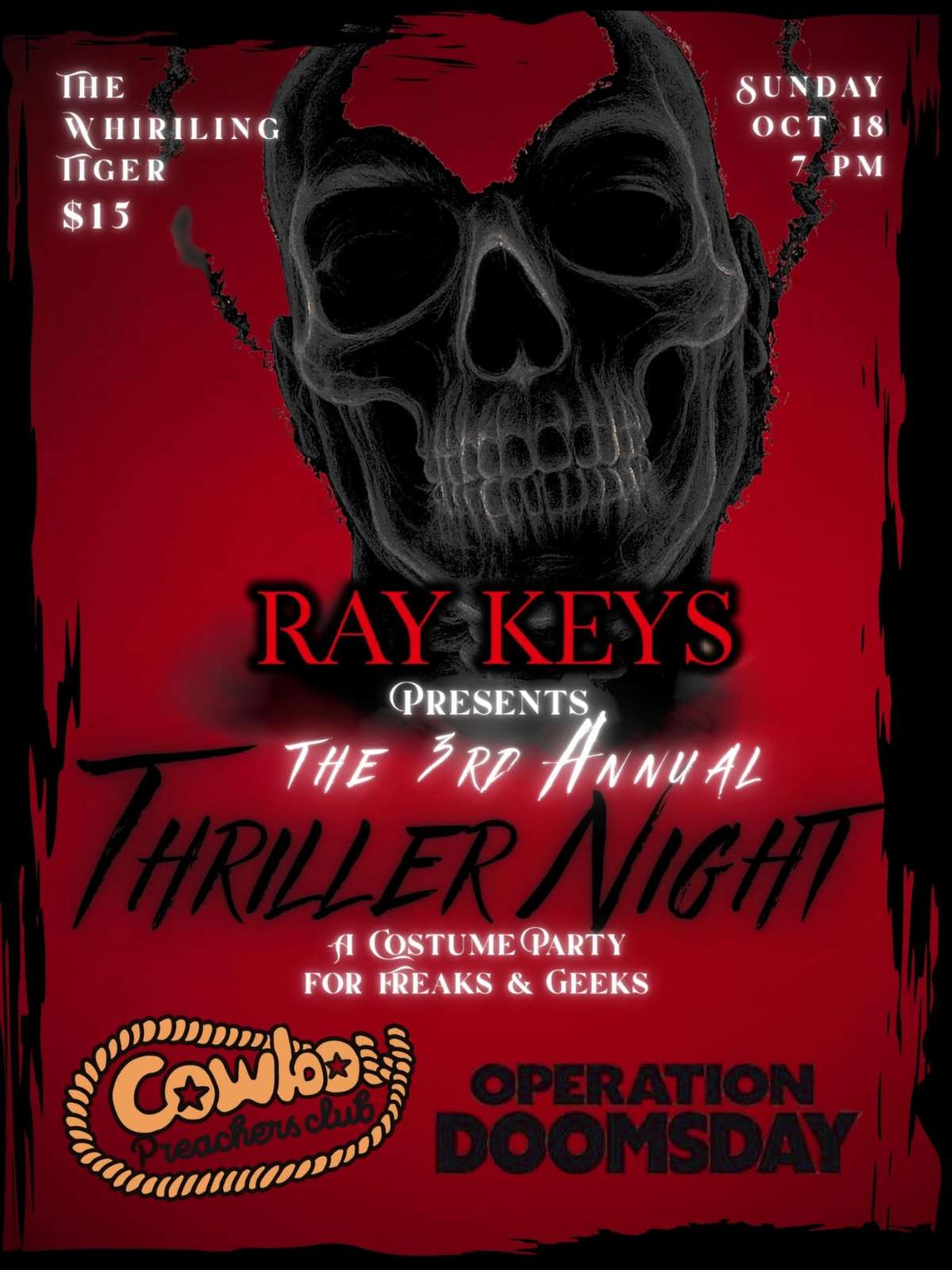 Ray Keys Presents: Third Annual Thriller Night