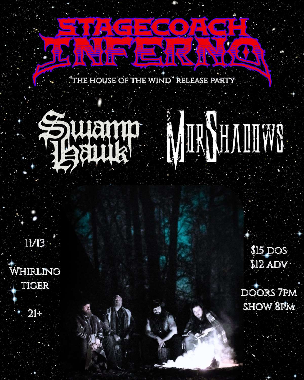 Stagecoach Inferno “The House of the Wind” Album Release Party