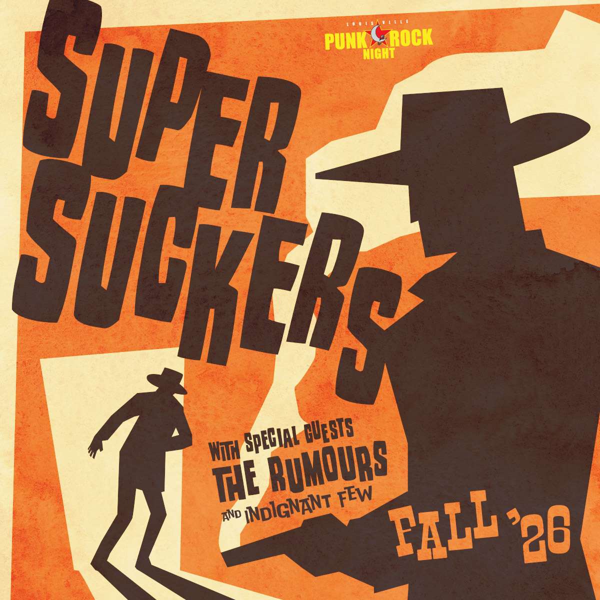 Supersuckers with The Rumours and Indignant Few